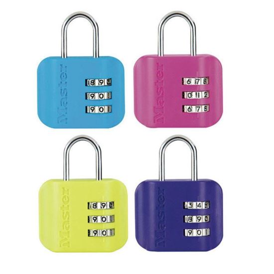 MASTER LOCK Lacăt cu cifru programabil, pentru etichete, 44mm, 4670EURDCOL