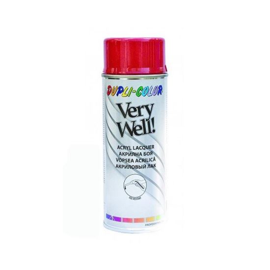VERY WELL Vopsea spray decorativă, roşu foc, RAL3000, 400ml