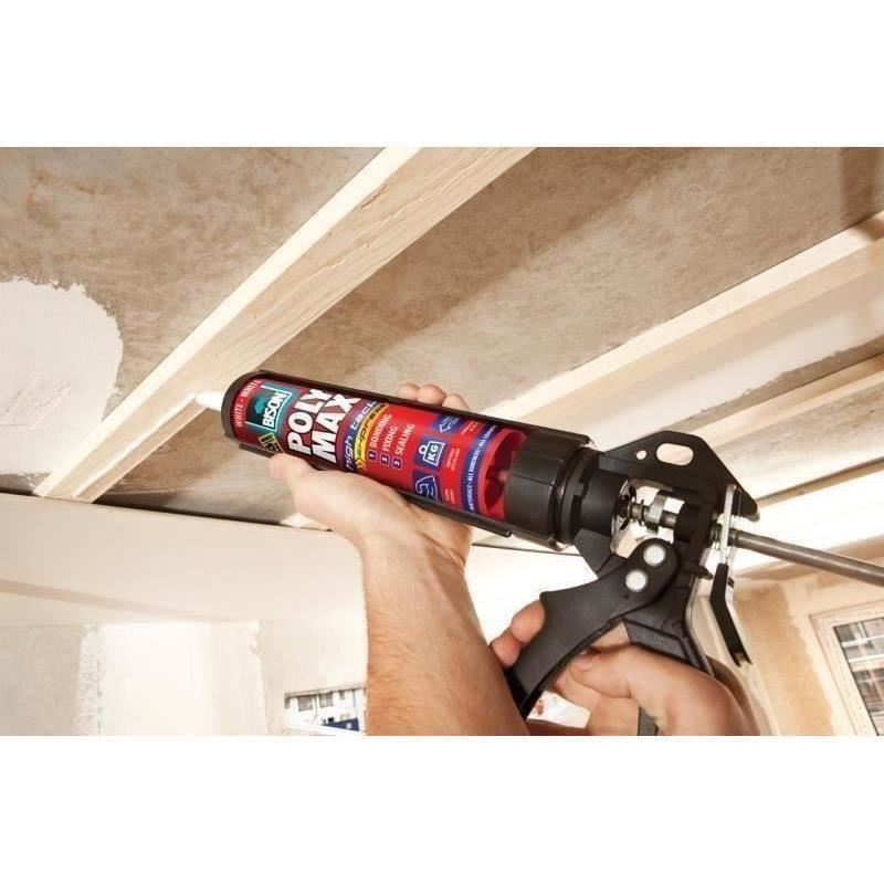 BISON Poly Max High Tack Express Adeziv şi etanşeizant, alb 425g - imagine 3