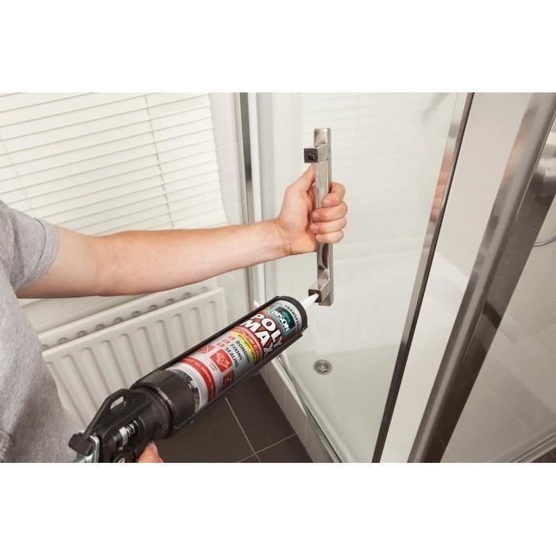 BISON Poly Max Crystal Express Adeziv şi etanşeizant, transparent 300g - imagine 2