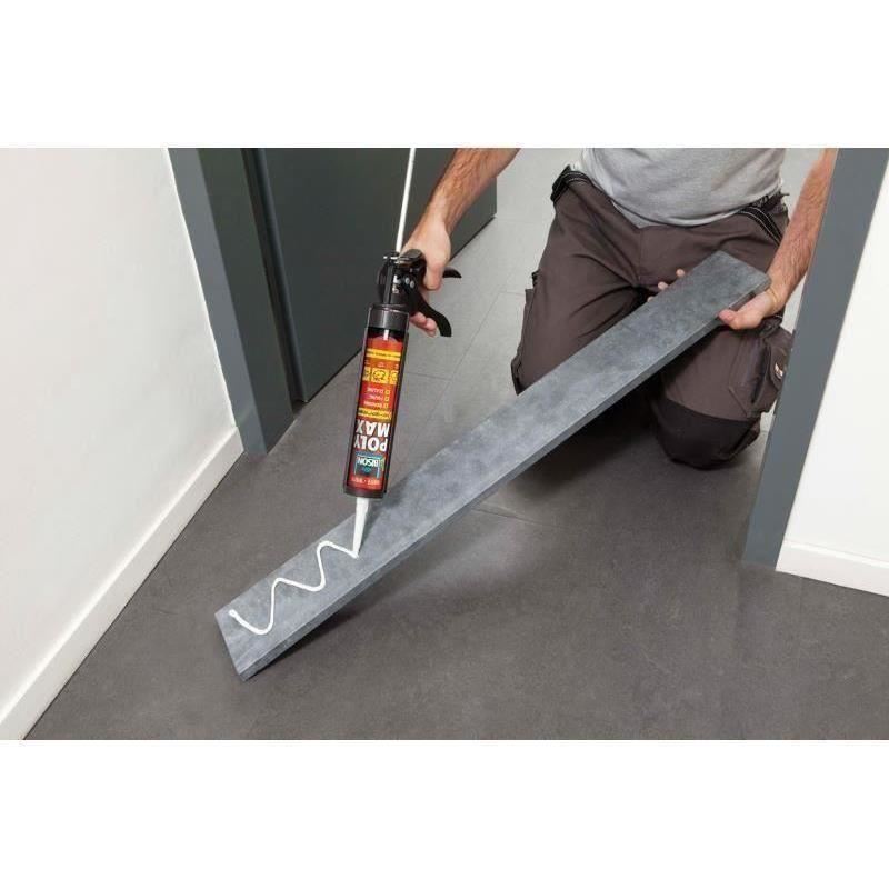 BISON Poly Max Express Adeziv şi etanşeizant, 425g alb - imagine 4