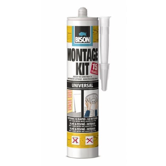 BISON Montage Kit Universal Adeziv pentru construcţii universal, 440g