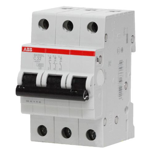 Siguranta automata ABB, 3P, 50A, 4.5KA, SH203L-C50