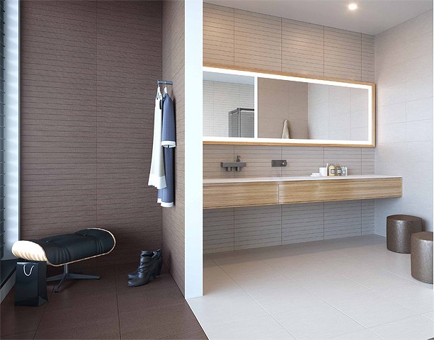 FAIANȚĂ HOUSE MOKA 25X60 1.05MP/CUT - imagine 2